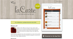 Desktop Screenshot of lacarte.tapps.com.br